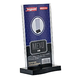 Bigpoint Kavisli Menü Standı 100x200mm 3 LÜ