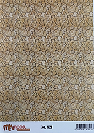 MK Model Desenli A4 No 821 Taş Duvar Kaplama