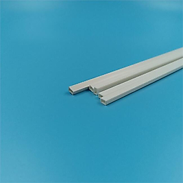 Plastik Dikdörtgen çıta içi boş 2x5mm 50cm 5 adet