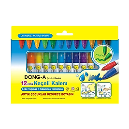 Dong-A 239313 Yıkanabilir Jumbo Keçeli Kalem 12 Renk