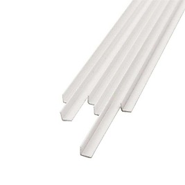 Plastik L Profil Köşe Çıta  4X4 mm 50 cm 5 Adet