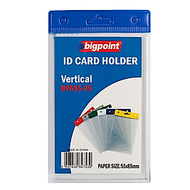 BİGPOİNT Kart Poşeti Dikey Mavi 55x85mm BP655-35 10 LU PAKET