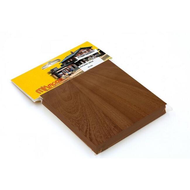 Mk Model Ahşap Maun Kaplama 0.5 mm 10x10 cm 20 Adet