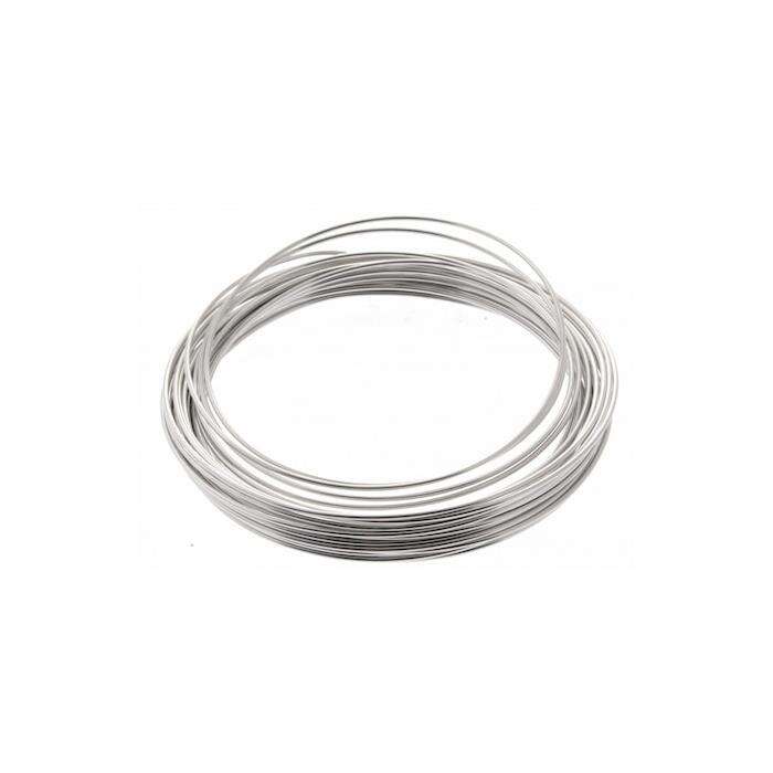 Alüminyum Tel 0.5mmx6mt. - Gümüş