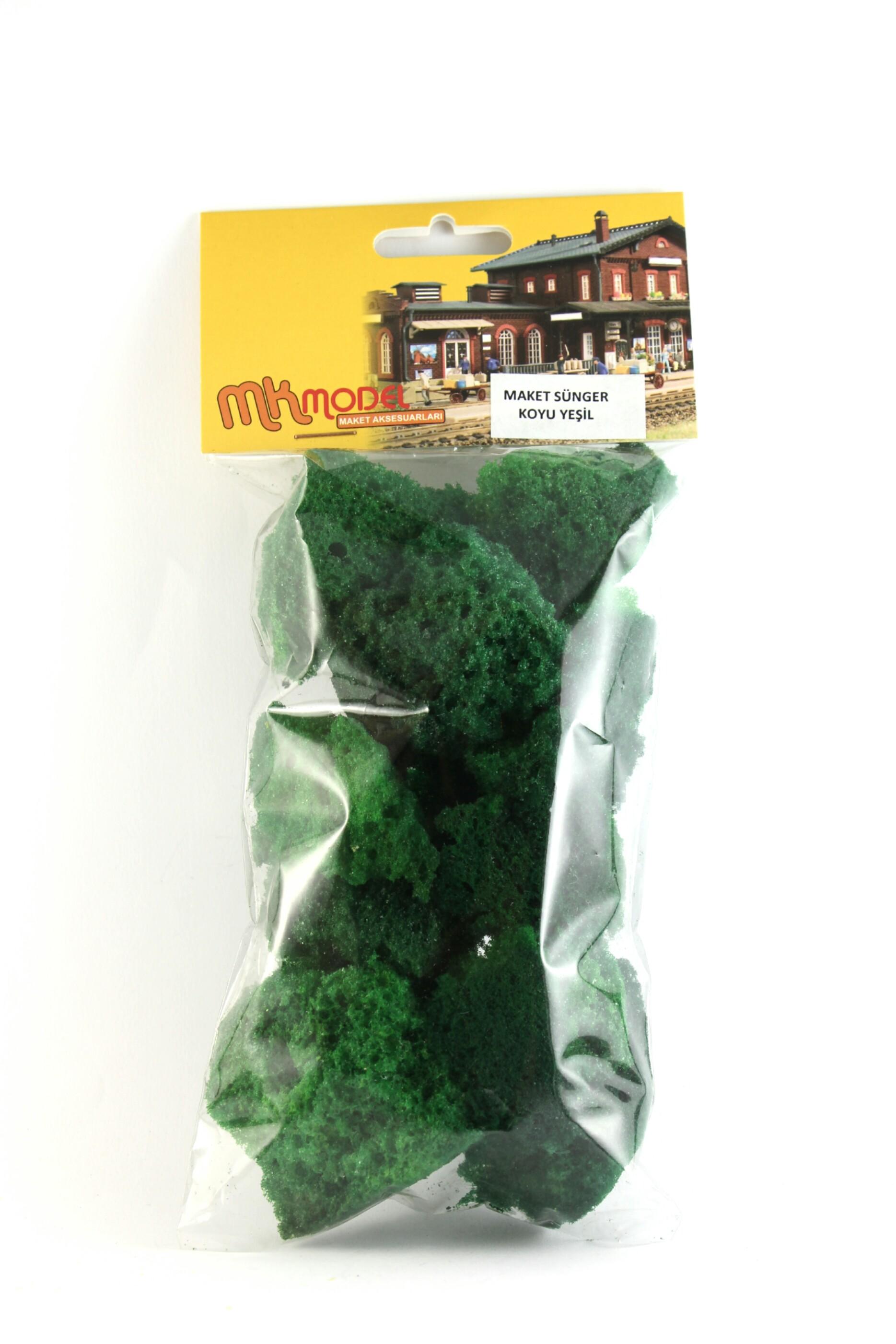 Mk Model Maket Koyu Yeşil Sünger