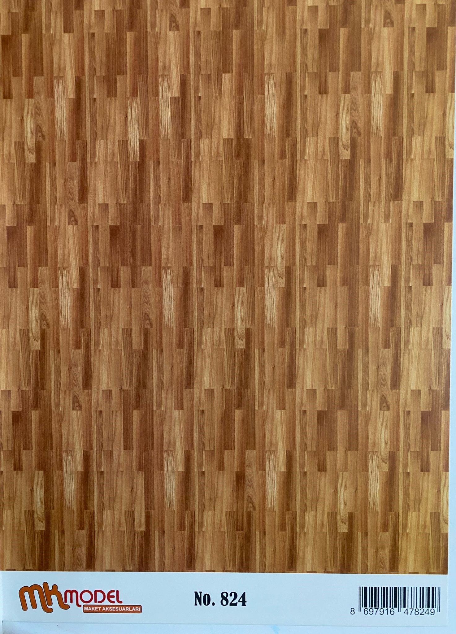 MK Model Desenli A4 No 824 parke deseni