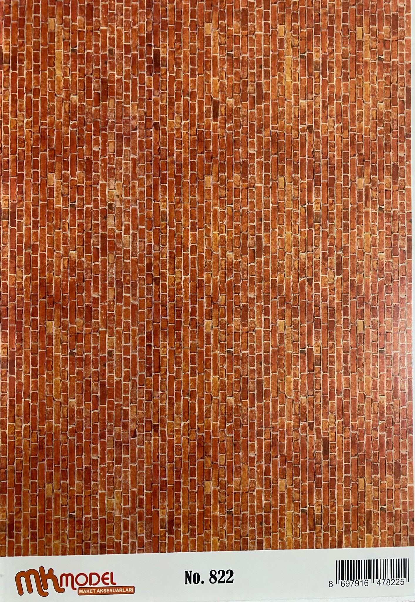 MK Model Desenli A4 No 822 tuğla Duvar Kaplama