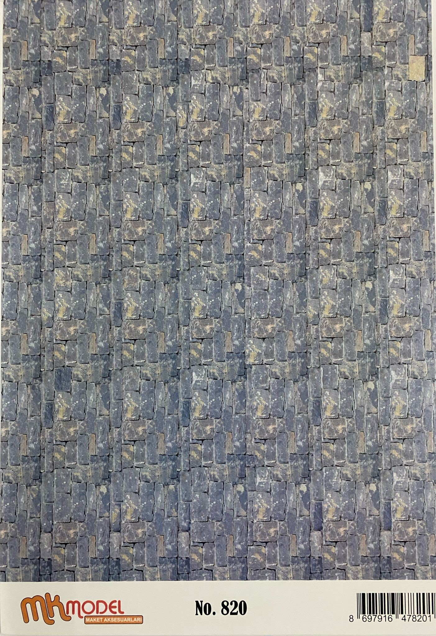 MK Model Desenli A4 No 820 Taş Duvar Kaplama