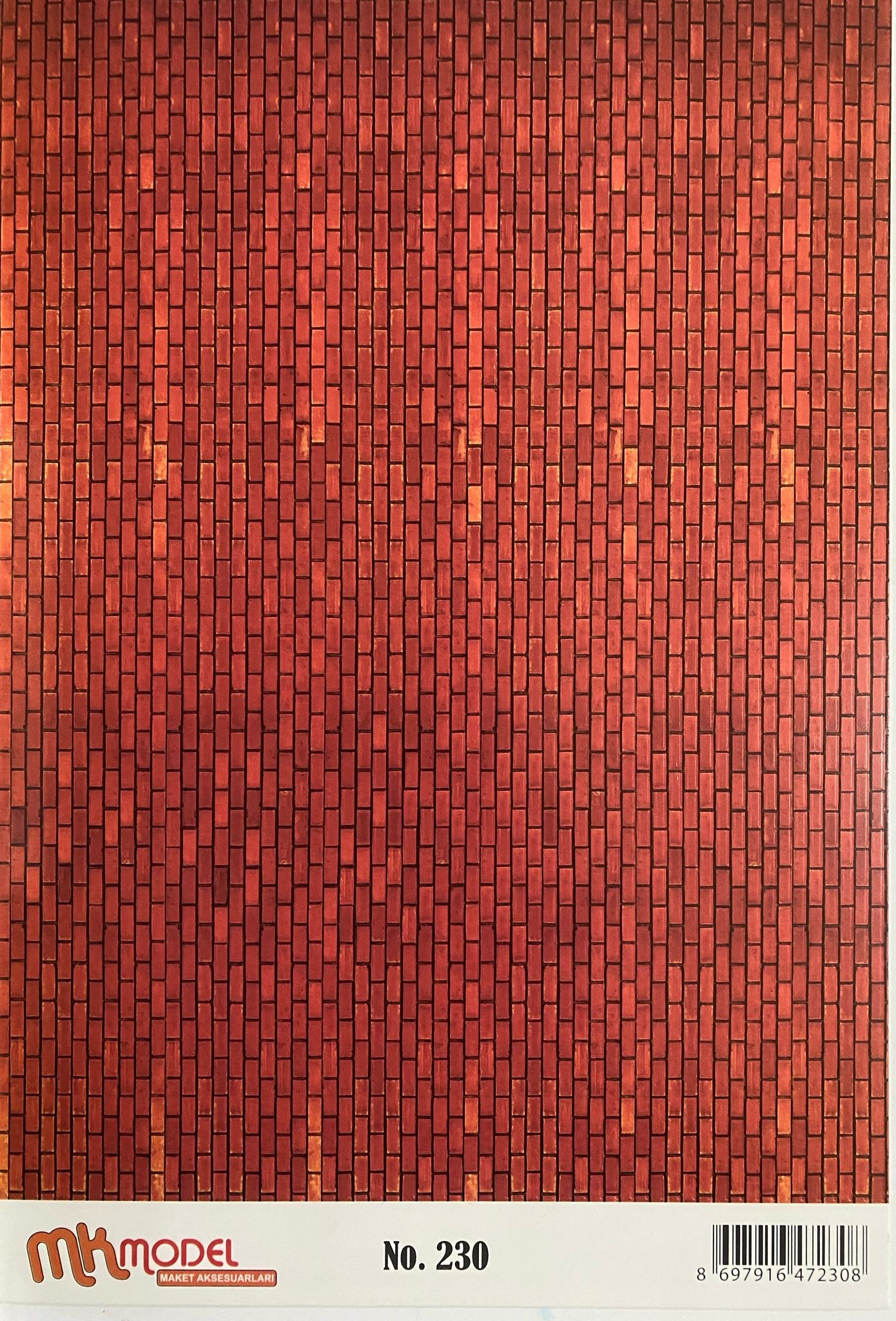 MK Model Desenli A4 No 230 tuğla Duvar Kaplama