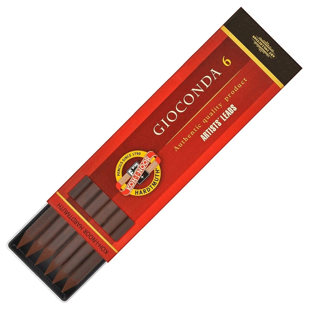 Kohinoor Karakalem Kömür Hardtmuth Portmin Minleri 5-6 Mm Dark Bown Sepia 4378 6'lı Min