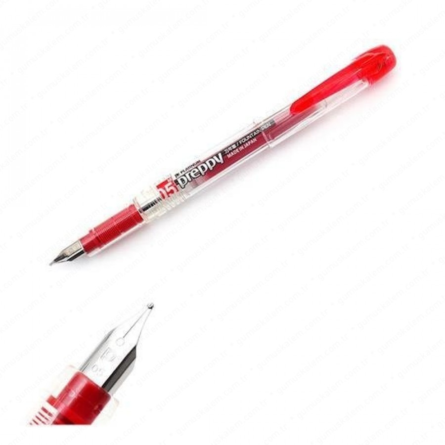 PLATİNUM PREPPY KIRMIZI DOLMA KALEM 0,5