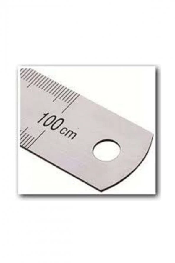 Çelik Cetvel 100 cm Inch Ölçülü ç.c