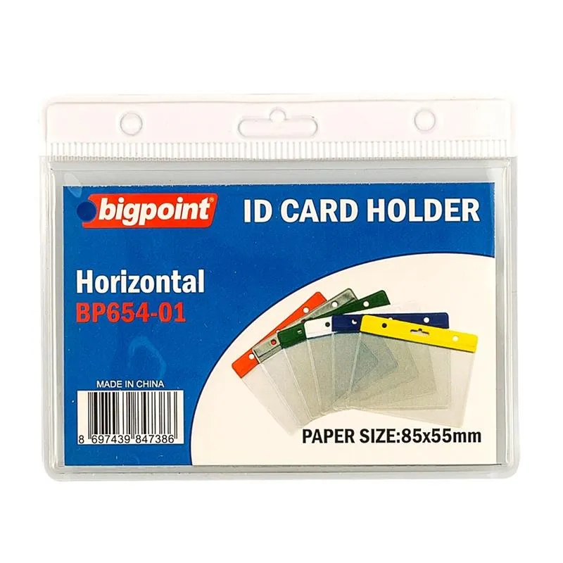 Bigpoint Kart Poşeti Yatay Beyaz 85x55mm BP654-01 10 LU PAKET
