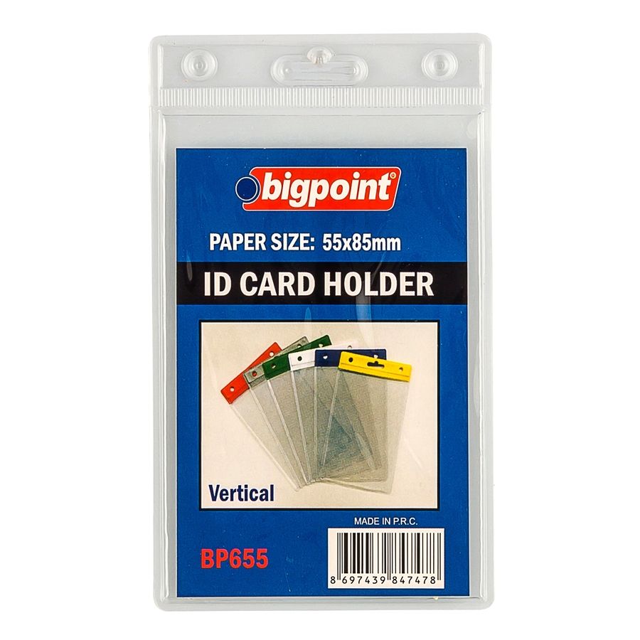 Bigpoint Kart Poşeti Dikey Şeffaf 55x85mm BP655-00 10 LU PAKET