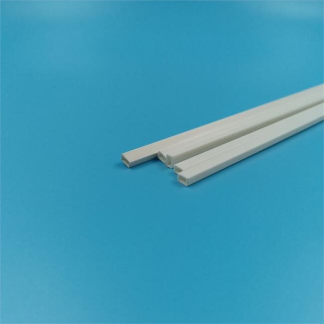 Plastik Dikdörtgen çıta içi boş 2x4mm 50cm 5 adet